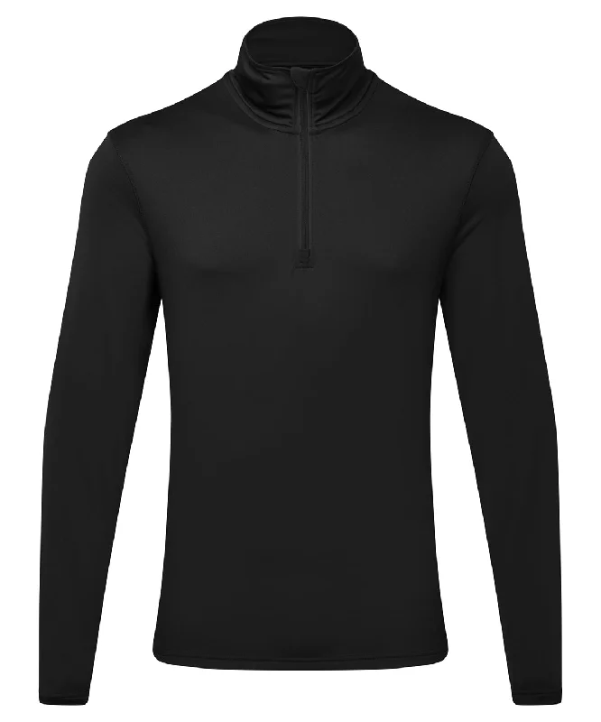 Big Savings TriDri® Recycled Long Sleeve Brushed Back ¼ Zip Top