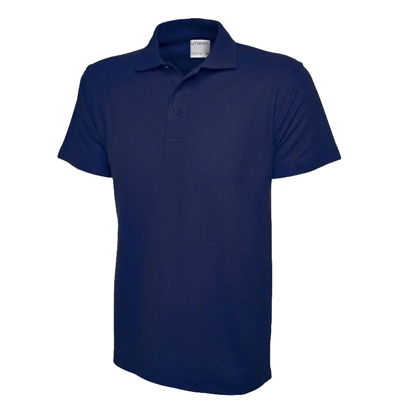 Uneek Men's Ultra Cotton Poloshirt French Navy