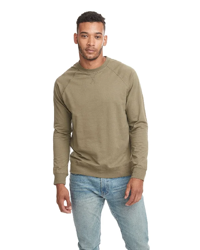 Next Level Unisex French Terry Sweatshirt | Military Green