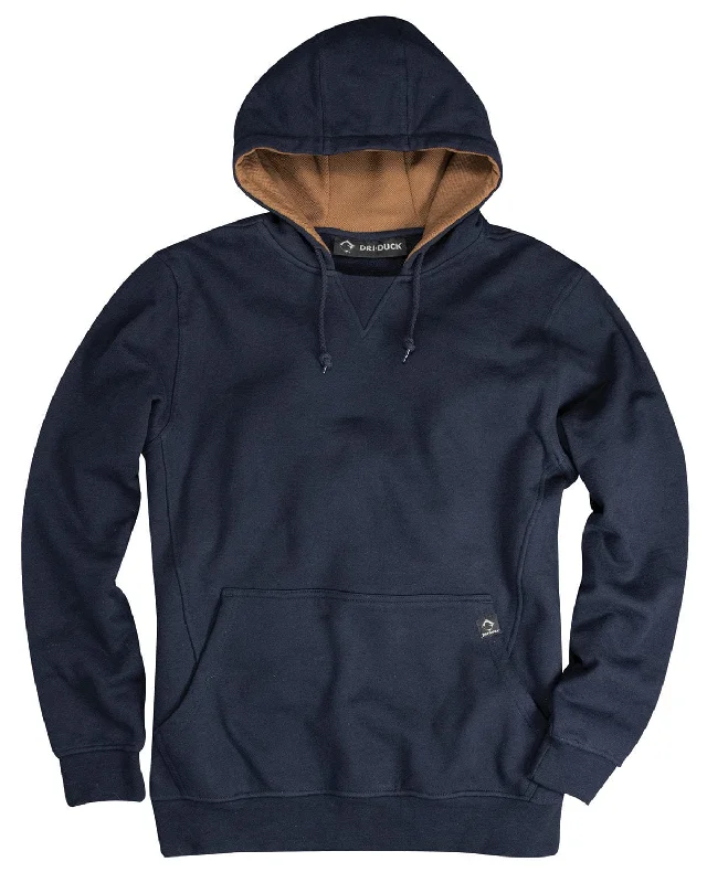 Dri Duck Men's Woodland Fleece Hooded Sweatshirt | Navy