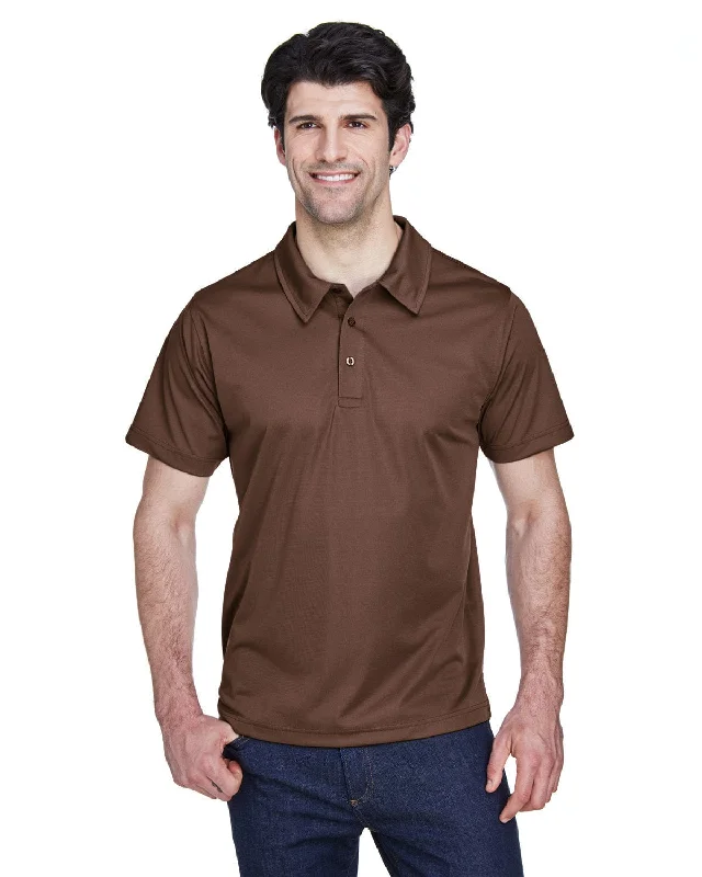 Team 365 Mens Command Snag Protection Polo | Sprt Dark Brown