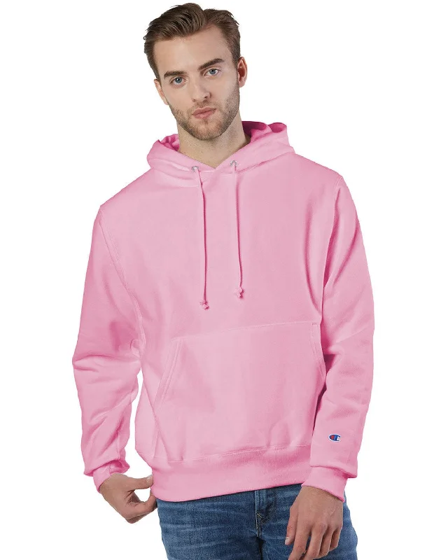 Champion Reverse Weave Hooded Sweatshirt | Pink Candy