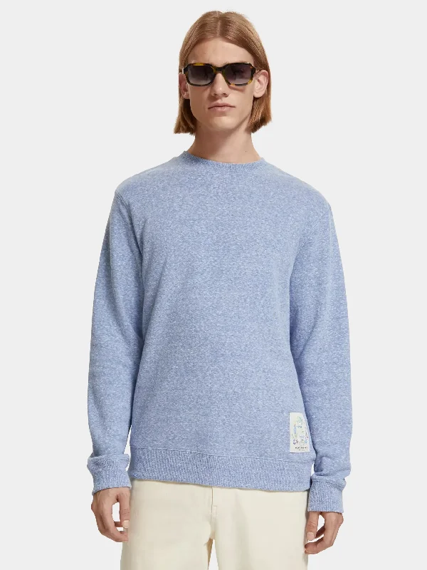 Regular-fit melange sweatshirt