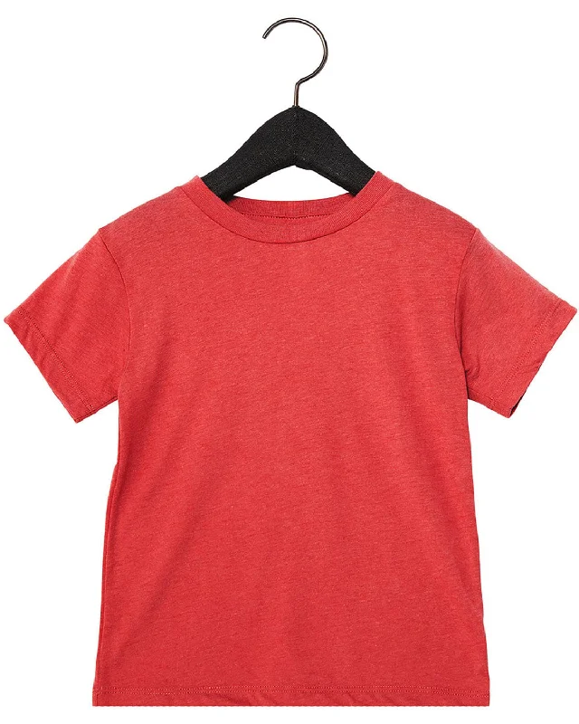 Bella+Canvas Toddler Triblend Short-Sleeve T-Shirt | Red Triblend