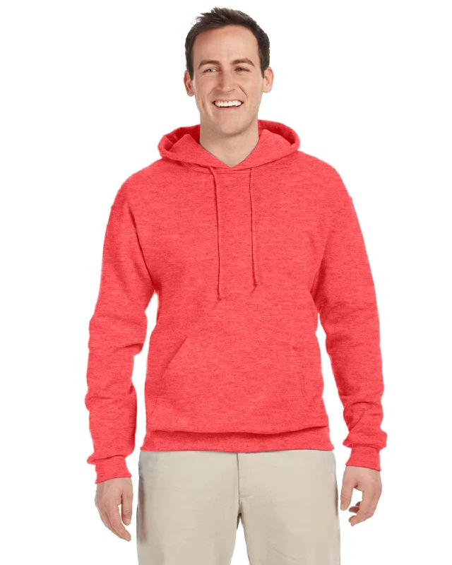 Jerzees 50/50 Hooded Sweatshirt | Retro Hth Coral