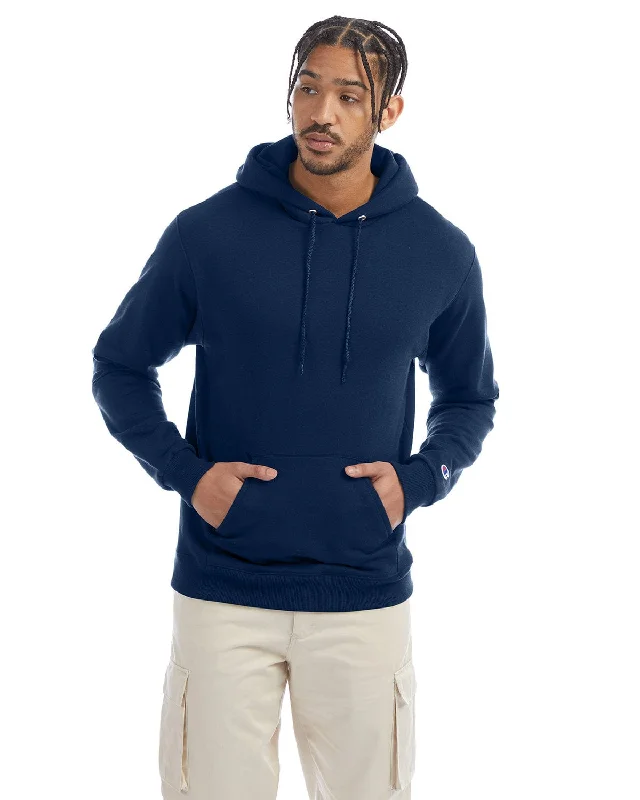 Champion EcoSmart Hooded Sweatshirt | Late Night Blue