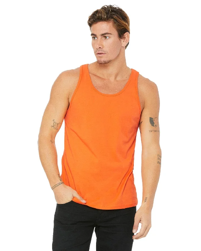 Bella+Canvas Unisex Jersey Tank | Orange