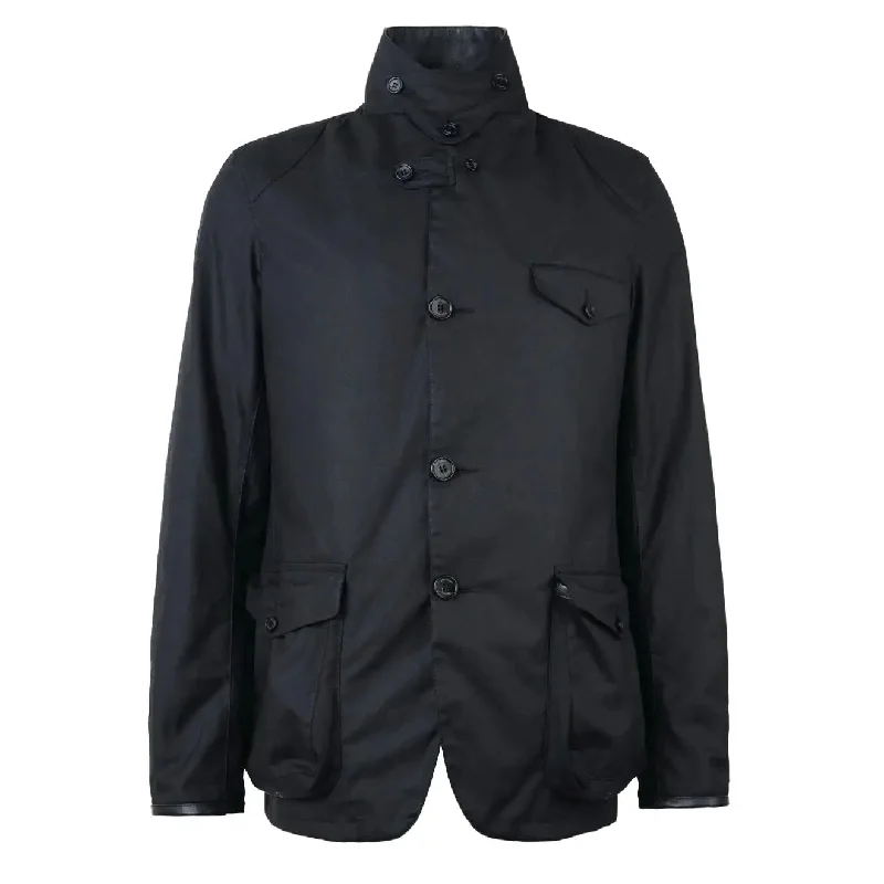 Barbour Beacon Sports Wax Jacket Black