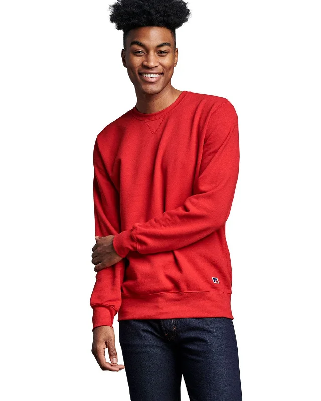 Russell Athletic Unisex Cotton Classic Crewneck Sweatshirt | True Red