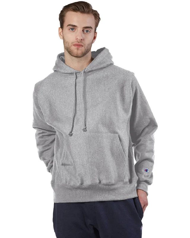 Champion Reverse Weave Hooded Sweatshirt | Oxford Gray