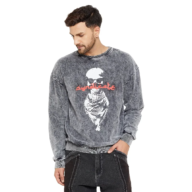 Weekend Specials to Celebrate Acid Syndicate Graphic Oversized Sweatshirt