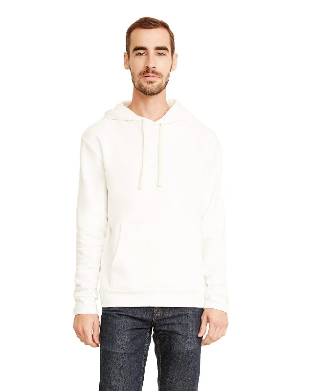 Next Level Apparel Unisex Santa Cruz Pullover Hooded Sweatshirt | White