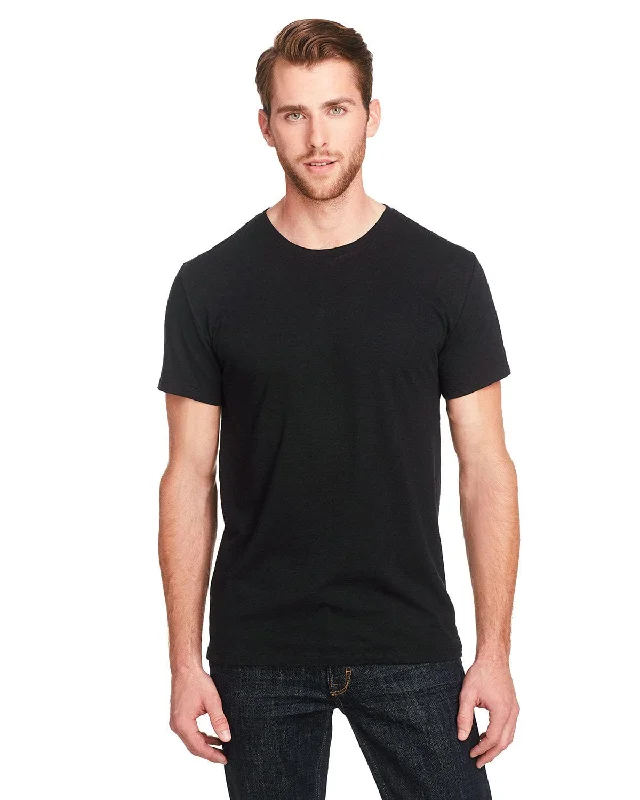 Threadfast Apparel Unisex Triblend Short Sleeve Tee | Solid Blk Trblnd