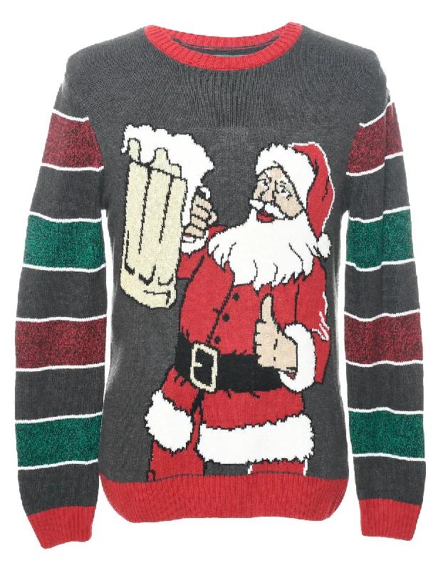 Santa Claus  Christmas Jumper - M