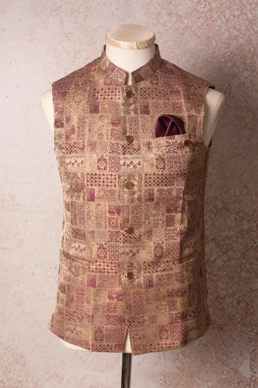 Woven waistcoat N9_2022