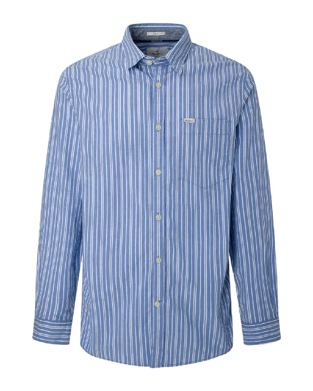 Pepe Jeans Blue Striped Castle Shirt