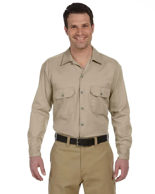 Dickies Long Sleeve Work Shirt | Khaki