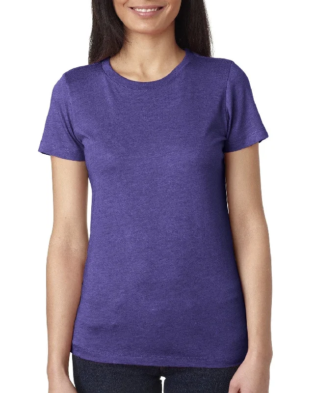 Next Level Ladies Triblend T-Shirt | Purple Rush