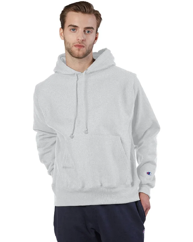 Champion Reverse Weave Hooded Sweatshirt | Silver Gray