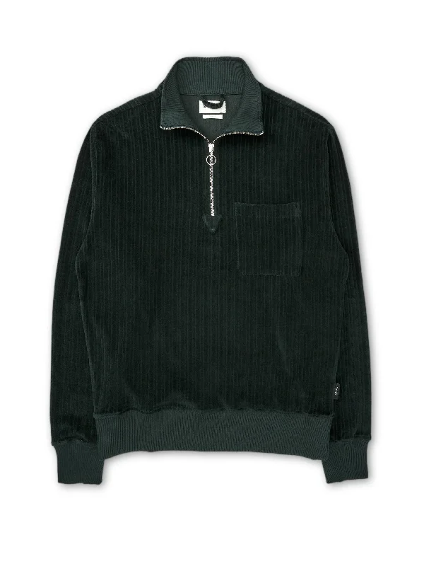 Half Zip Sweatshirt Willow Dark Green