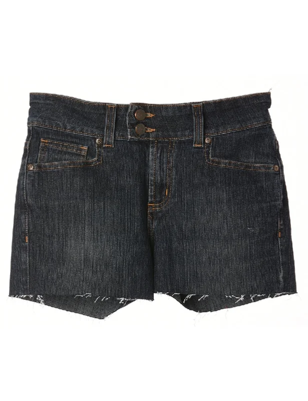 Reworked Molly Frayed Denim Shorts - W28