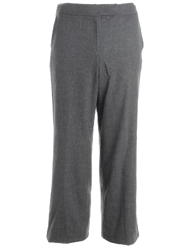 Reworked Cropped Dana Tapered Trousers - W31