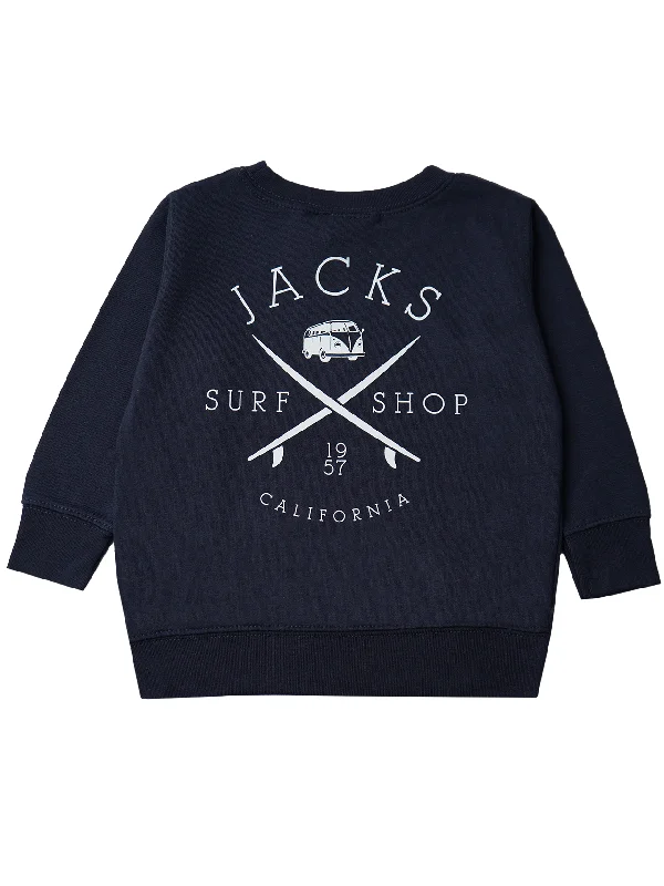 Toddler's (2-7) Bus Stop Crewneck Sweatshirt