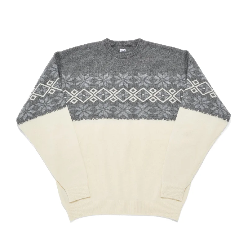 NORDIC CREW NECK KNIT