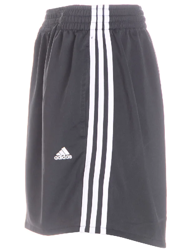 Reworked Adidas Black Sport Shorts