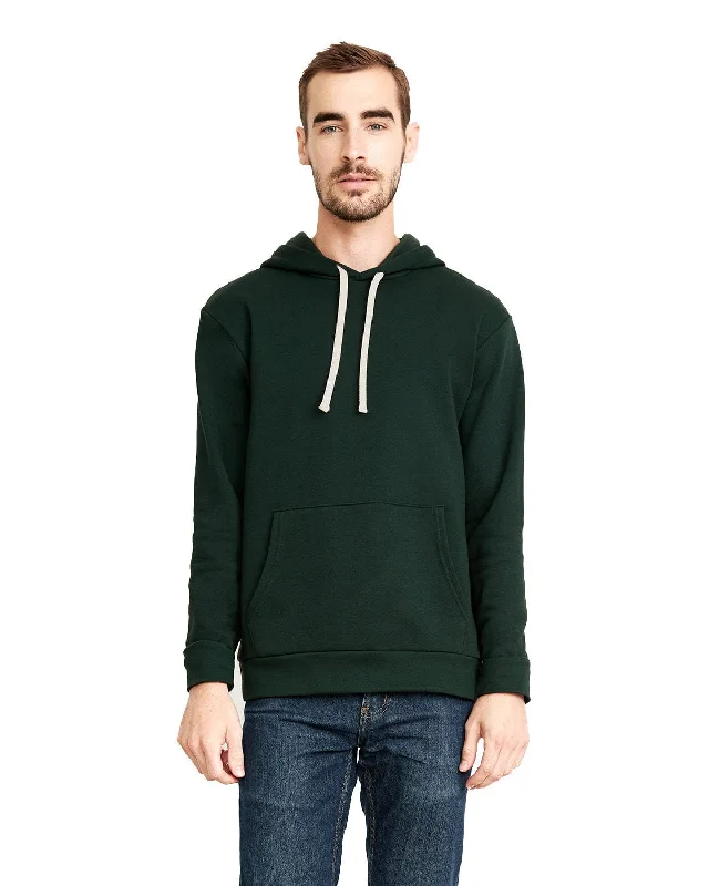 Next Level Apparel Unisex Santa Cruz Pullover Hooded Sweatshirt | Forest Green