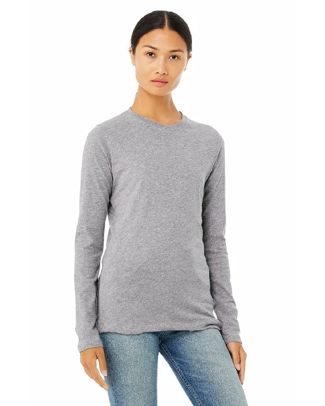 Bella+Canvas Ladies Long Sleeve T-Shirt | Athletic Heather