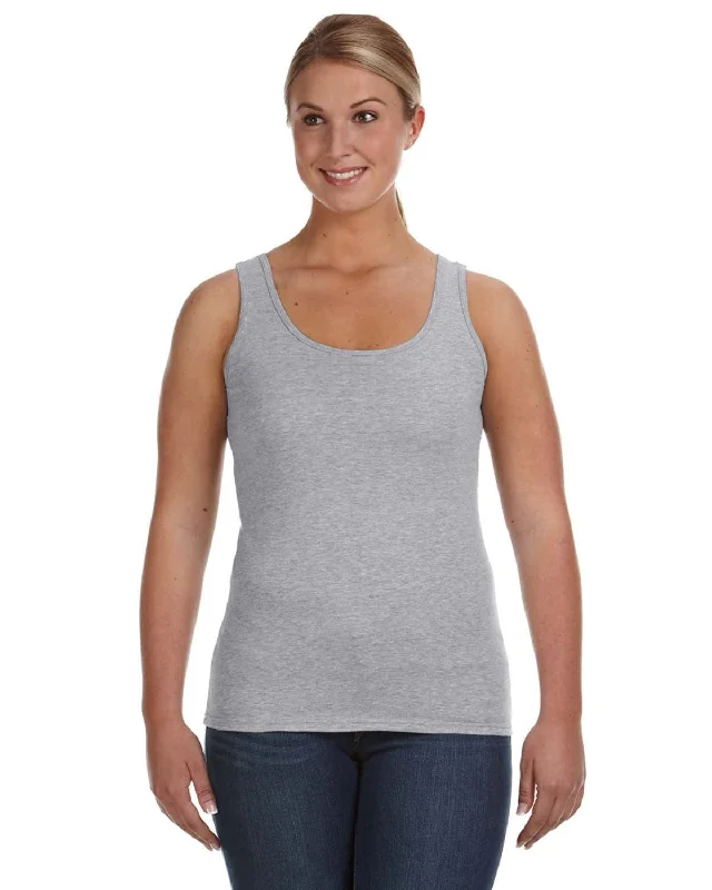 Anvil Ladies Lightweight Tank | Heather Grey