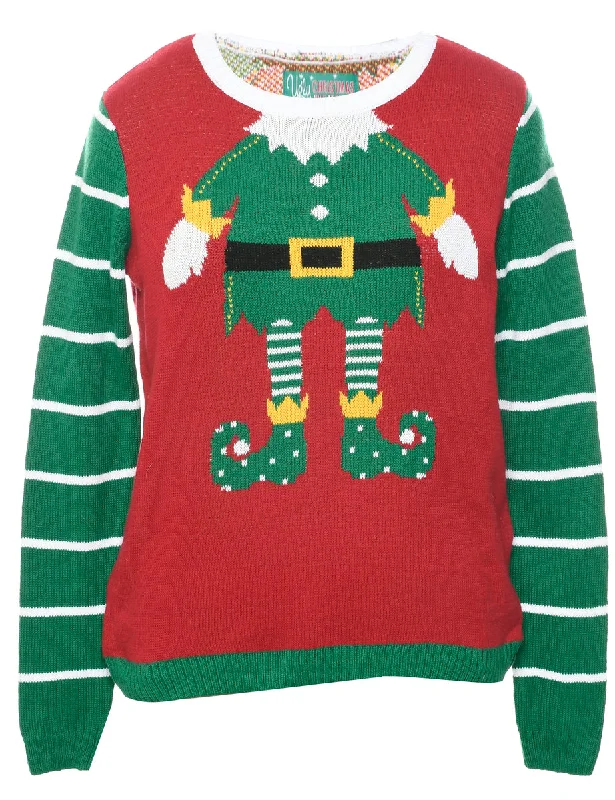 Santa Claus  Christmas Jumper - M