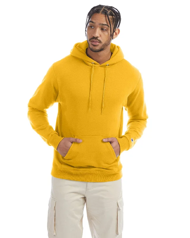 Champion EcoSmart Hooded Sweatshirt | Gold