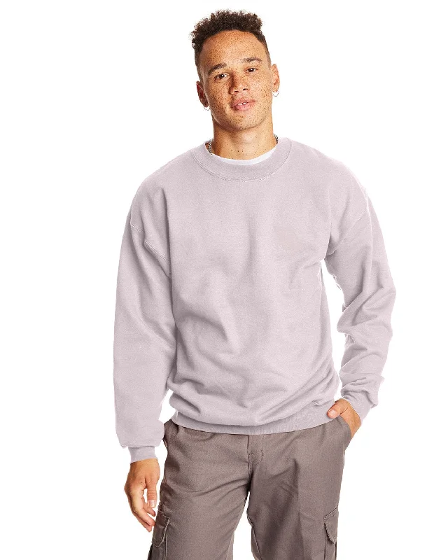 Hanes Ultimate Cotton Crewneck Sweatshirt | Pale Pink