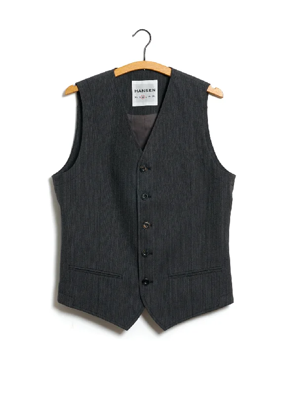 DANIEL 28-37-7 | Classic Waistcoat | Brown Grey