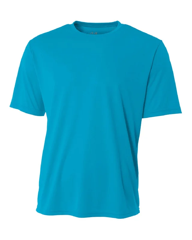 A4 Men's Cooling Performance T-Shirt | Electric Blue