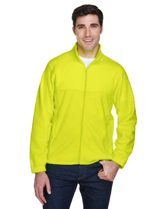 Harriton Mens Full-Zip Fleece | Safety Yellow