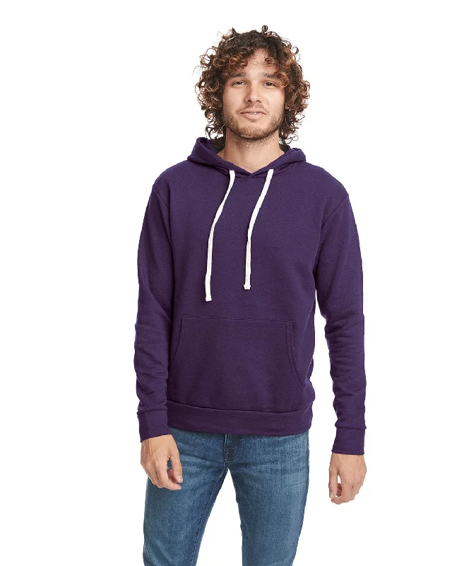 Next Level Apparel Unisex Santa Cruz Pullover Hooded Sweatshirt | Galaxy Purple