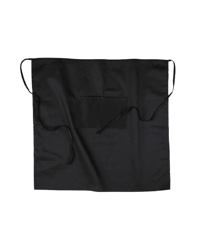 Big Accessories 30" Bistro Apron | Black