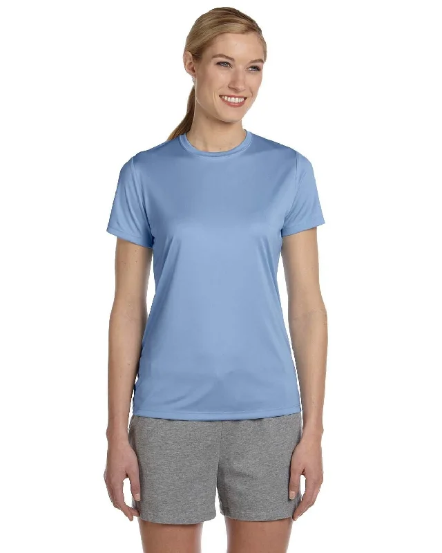 Hanes Ladies Cool Dri T-Shirt | Light Blue