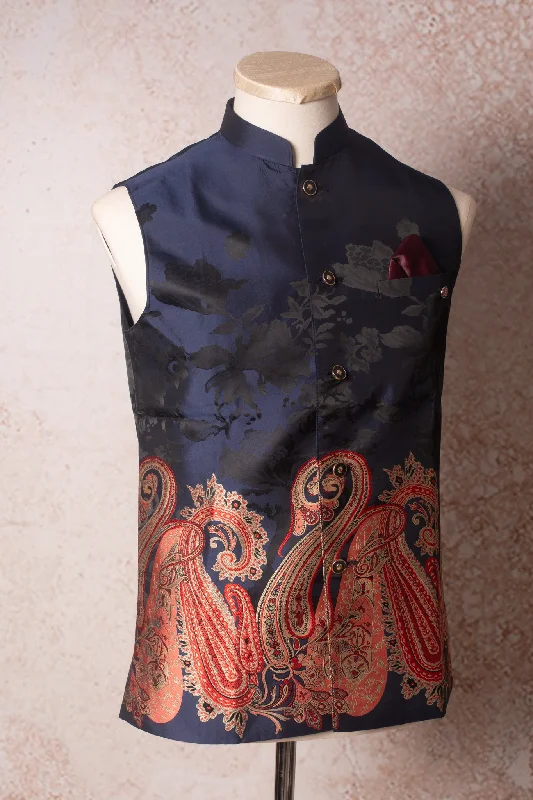 Paisley weave waistcoat N9_1885