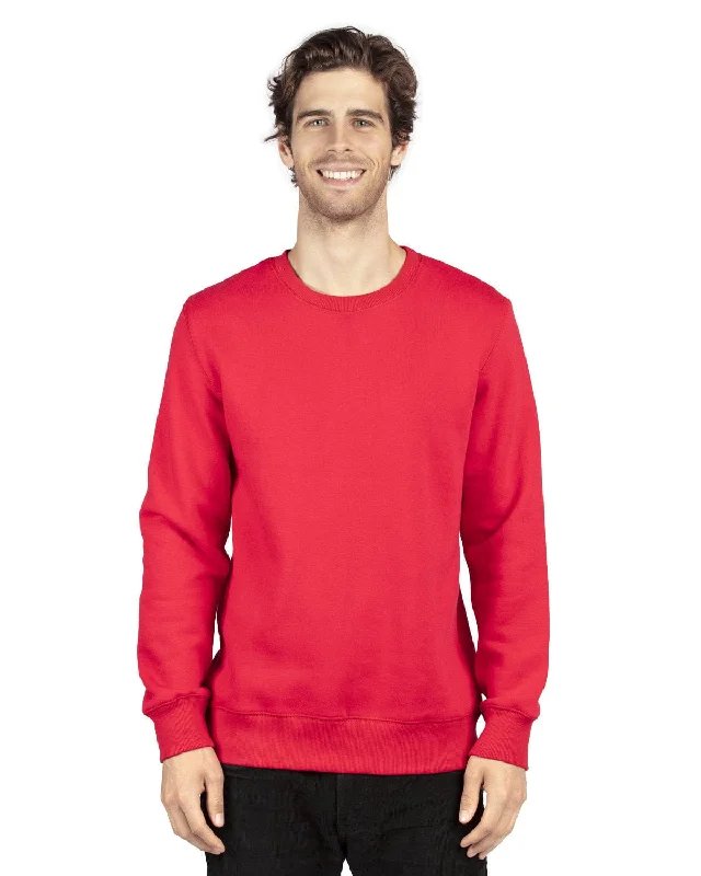 Threadfast Apparel Unisex Ultimate Crewneck Sweatshirt | Red