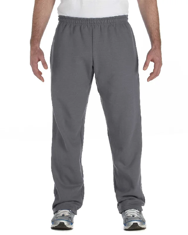 Gildan Heavy Blend 50/50 Open-Bottom Sweatpants | Charcoal