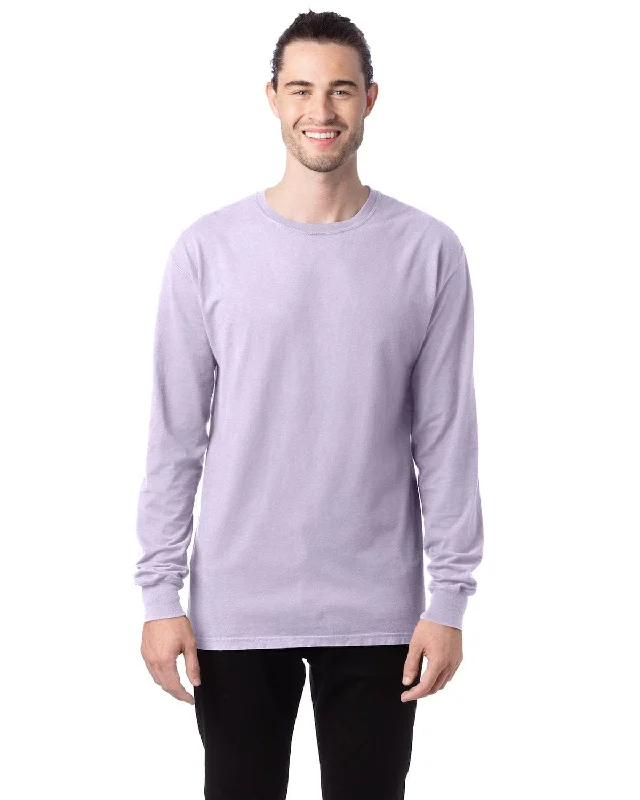 ComfortWash by Hanes Unisex 100% Ringspun Cotton Long Sleeve T-Shirt | Future Lavender