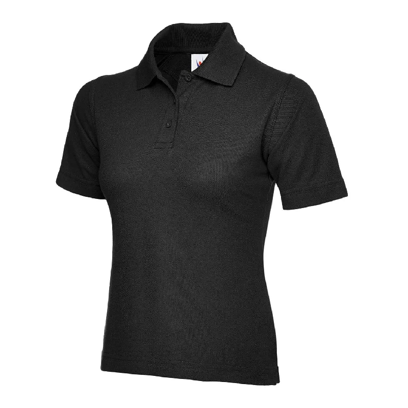 Uneek Ladies Classic Poloshirt Black