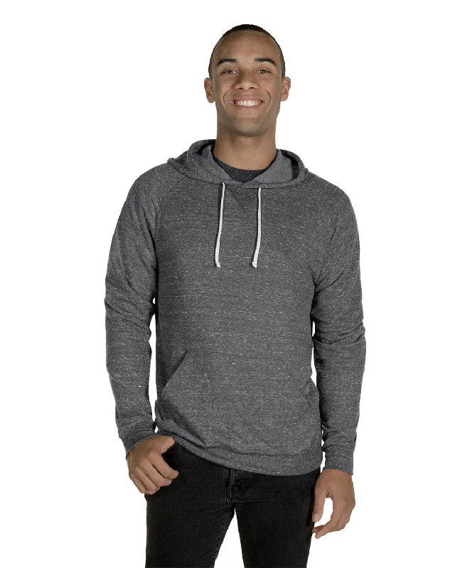 Jerzees Snow Heather Raglan Hoodie | Charcl Snow Hth