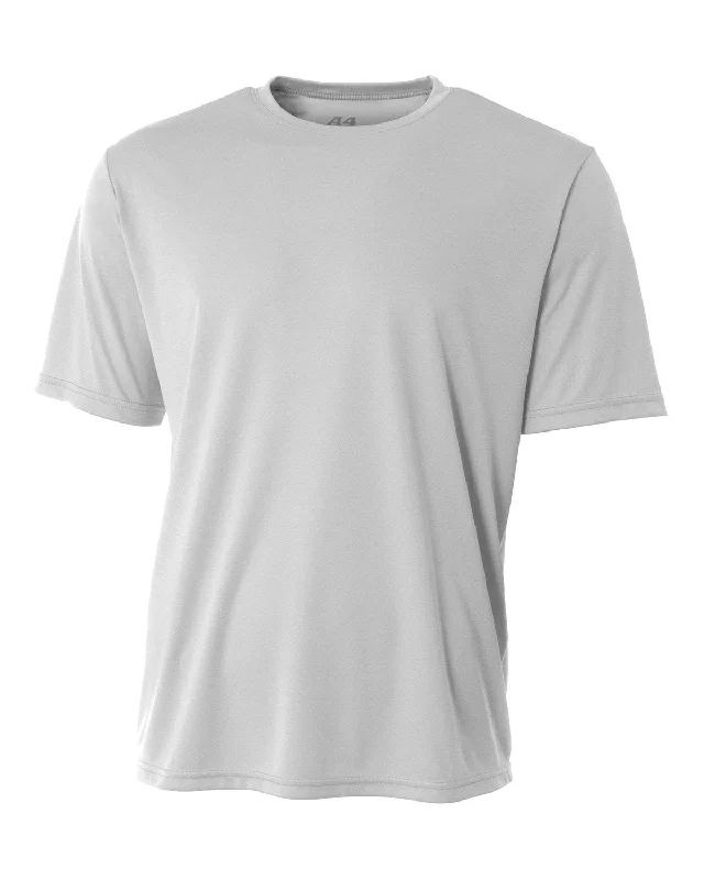 A4 Men's Cooling Performance T-Shirt | Silver