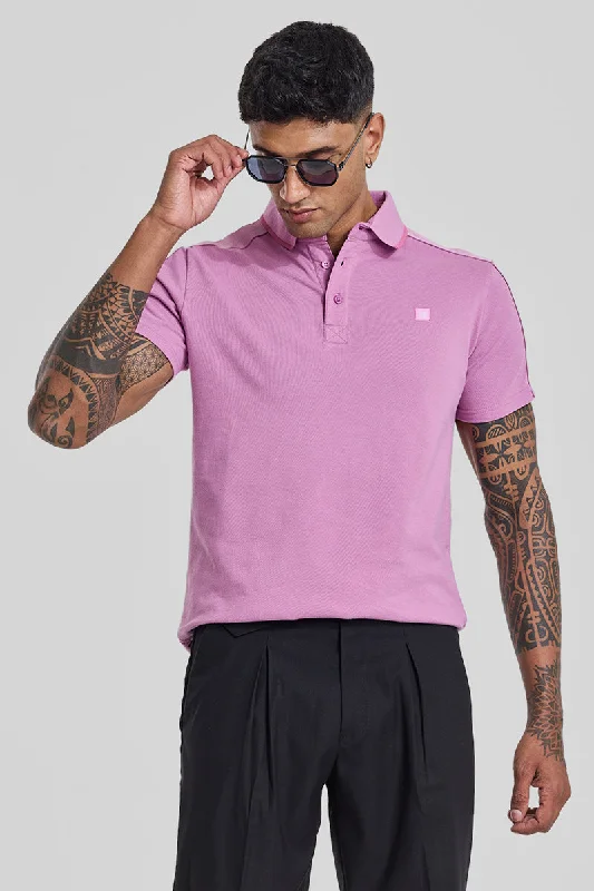 Believe Pink Polo T-Shirt