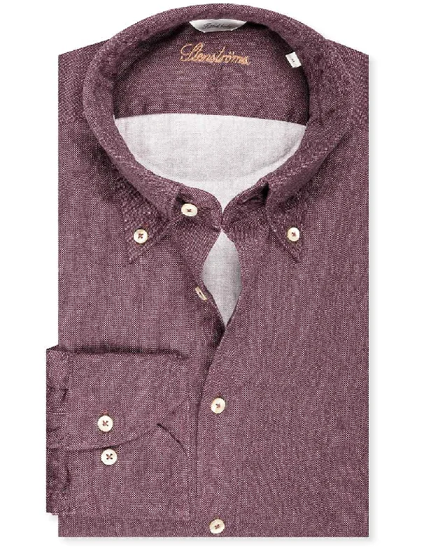 Purple Sport Casual Fitted Shirt